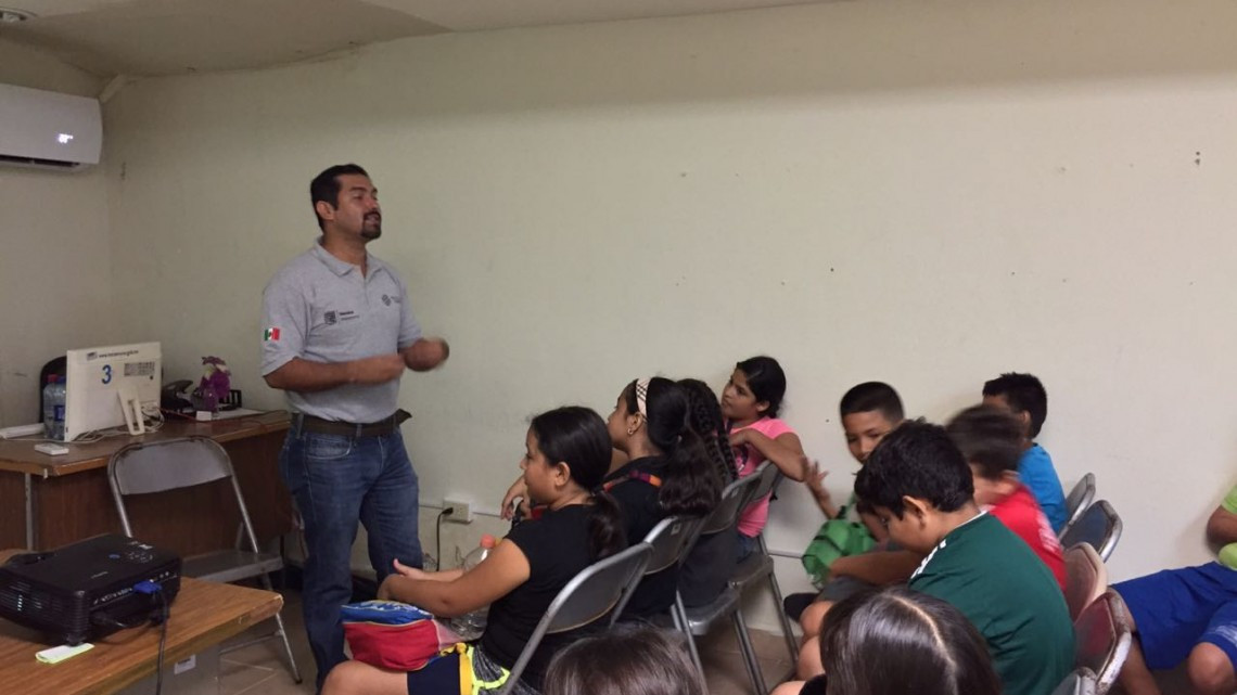 Imparte PC pláticas a niños para prevenir accidentes
