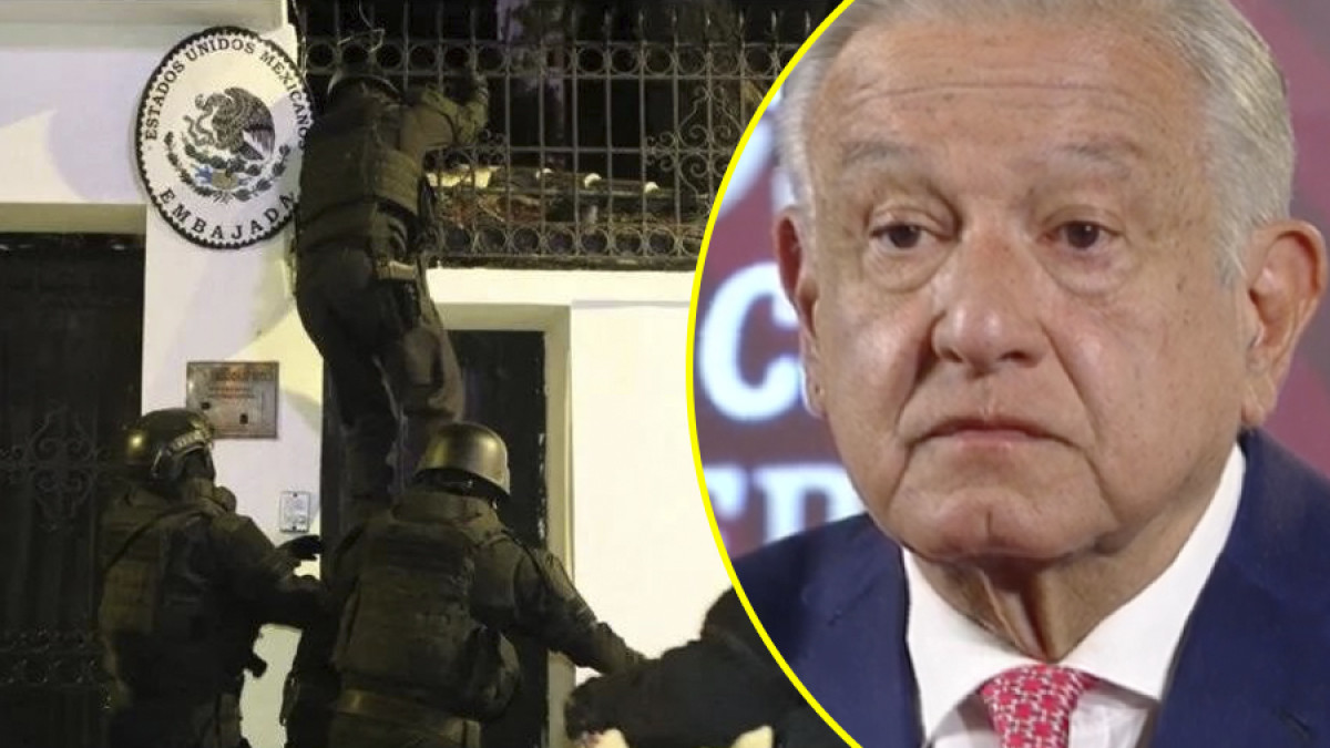 "A México se le respeta", dice AMLO sobre irrupción en embajada