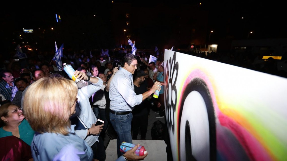 Jóvenes tamaulipecos muestran apoyo a Ismael García Cabeza de Vaca