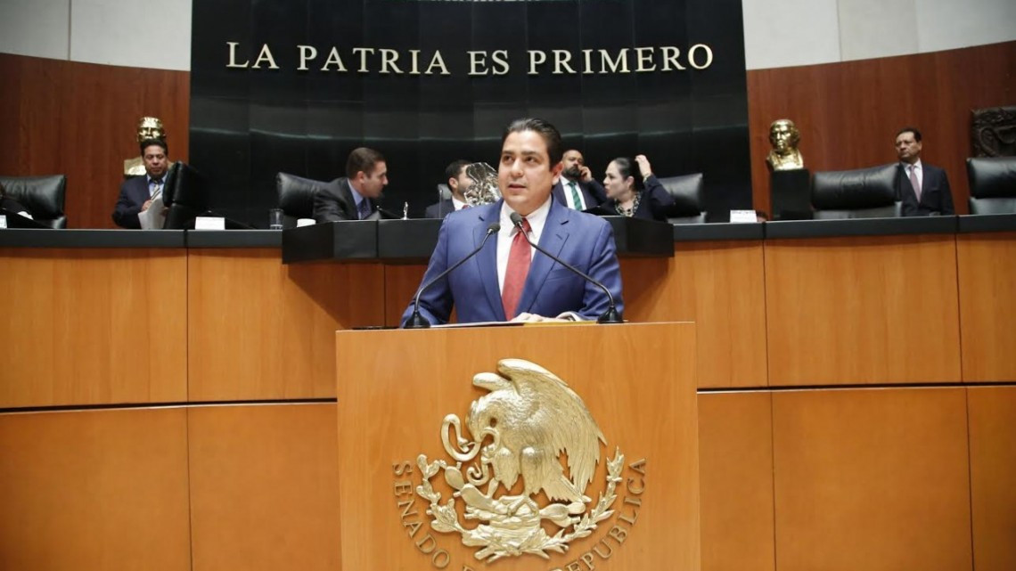 Presenta Senador Cabeza de Vaca iniciativa contra extorsiones de los grupos criminales