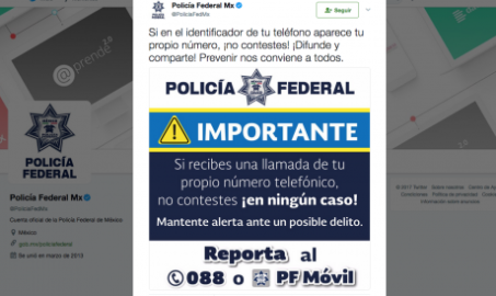 Policía Federal advierte sobre hackeos