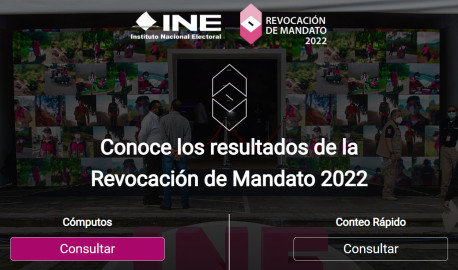 Sigue aquí los Cómputos de la Revocación de Mandato 2022