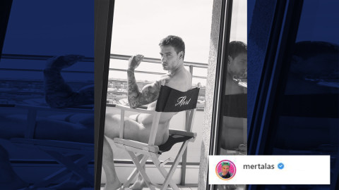 Liam Payne posa desnudo para Mert Alas