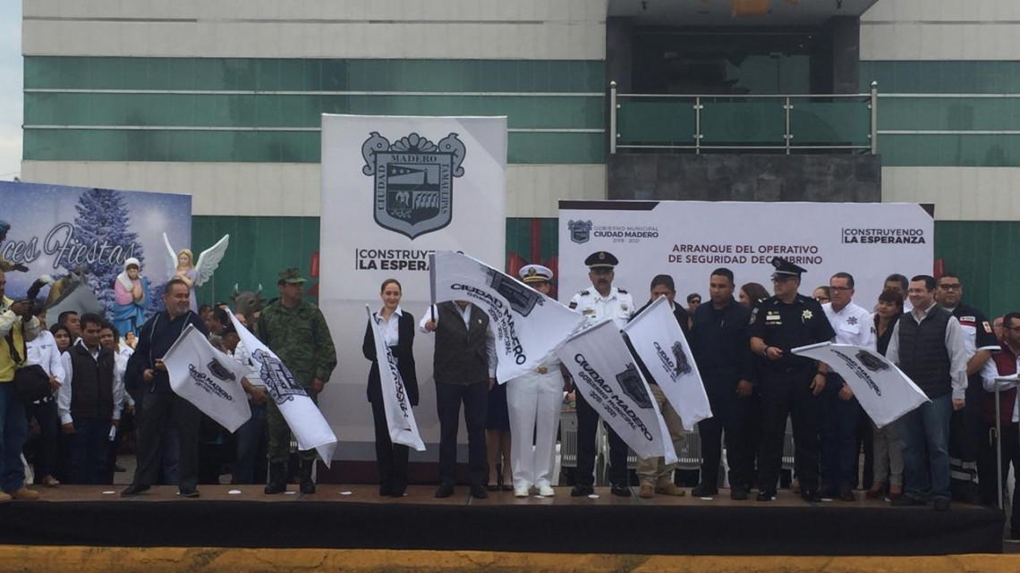 IP ve con beneplácito operativo de seguridad navideño en Ciudad Madero