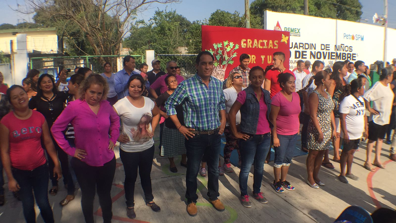 Inician techumbre en jardín de niños "20 de noviembre"