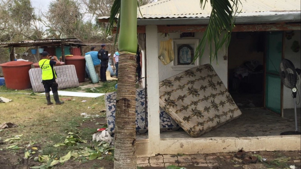 Tornado genera daños en municipios del norte de Veracruz