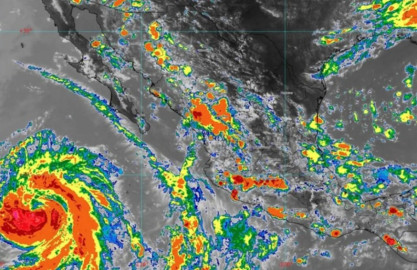 Huracán "Frank" se debilita a Tormenta Tropical