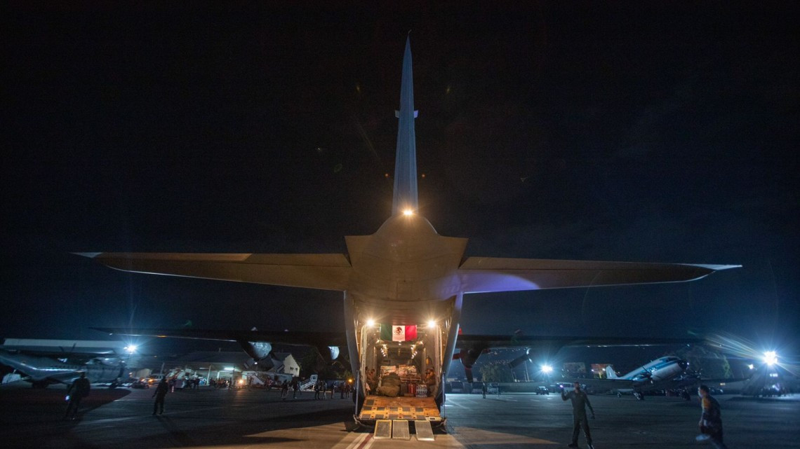 Envía México 15.4 toneladas de ayuda humanitaria a Haití 