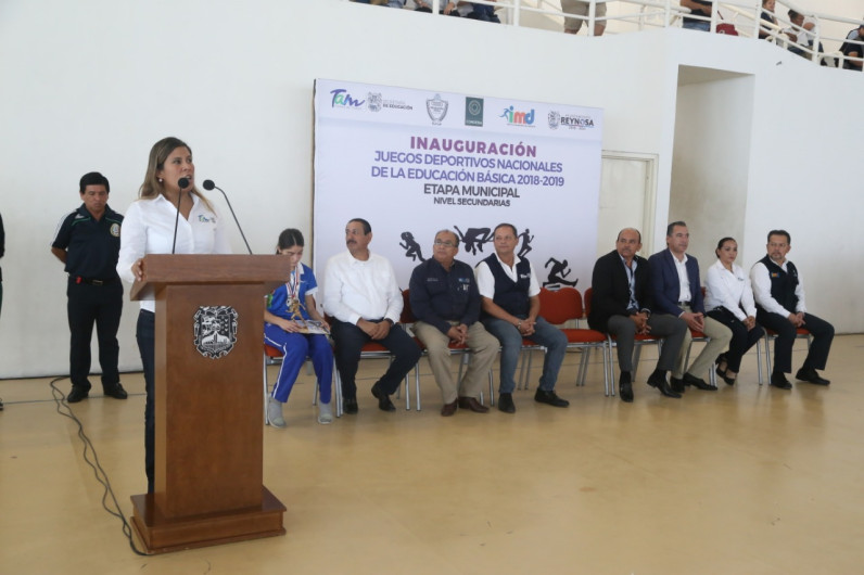 Inauguran juegos deportivos de nivel secundaria