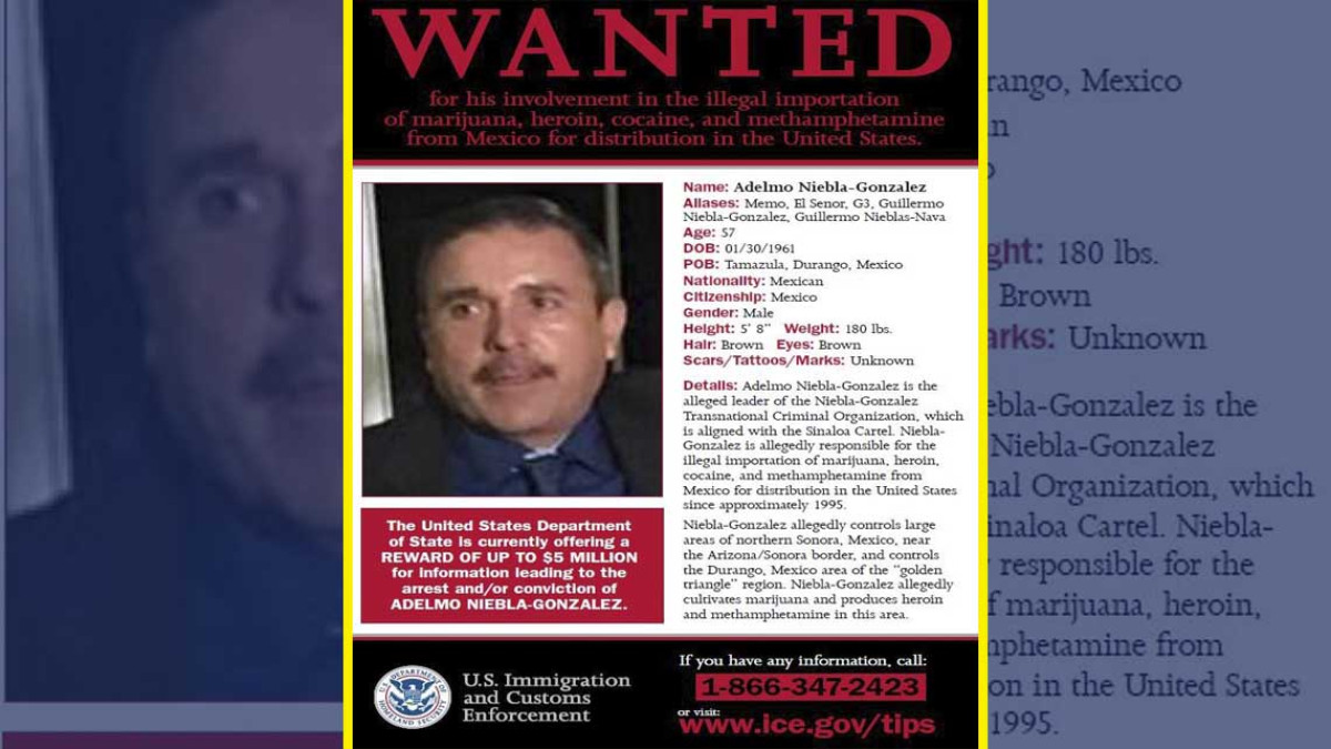 5 mdd por captura de a “ElG3”, operador de "ElChapo"