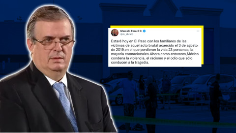 Marcelo Ebrard se reunirá con familiares de víctimas del tiroteo en El Paso, Texas 