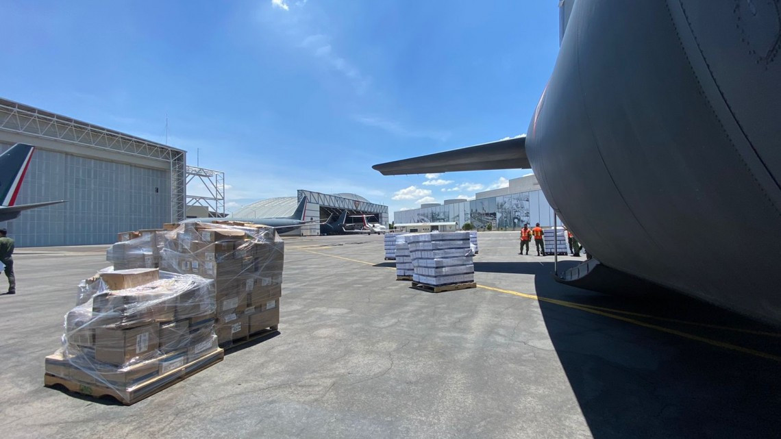 Envía México 15.4 toneladas de ayuda humanitaria a Haití 
