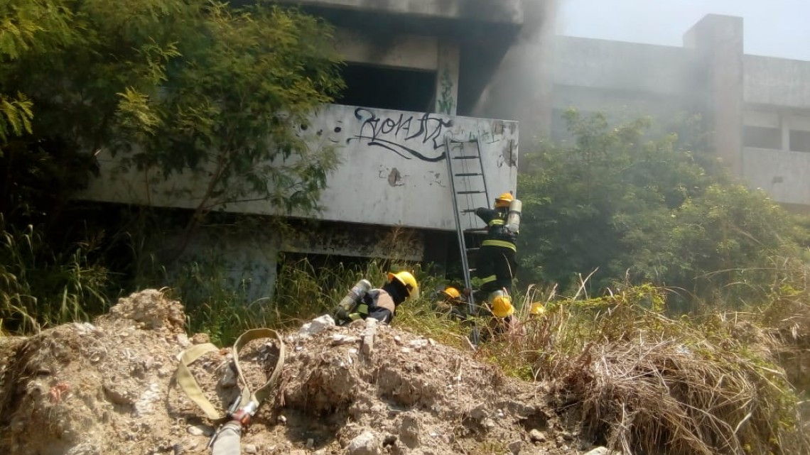 Bomberos de Madero se capacitan permanentemente para auxiliar a la ciudadanía