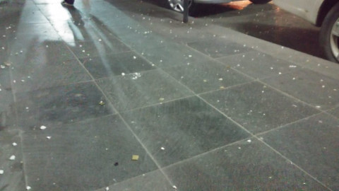 Caen fragmentos de fachada de la Catedral de Tampico