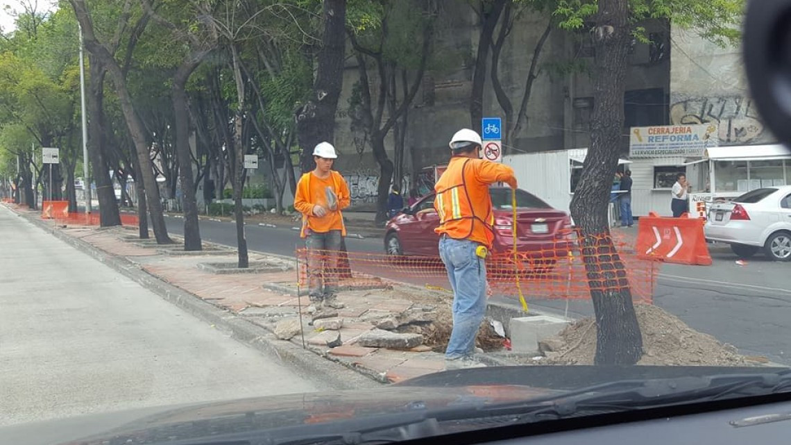 Suspenden construcción de línea 7 del Metrobús en Reforma