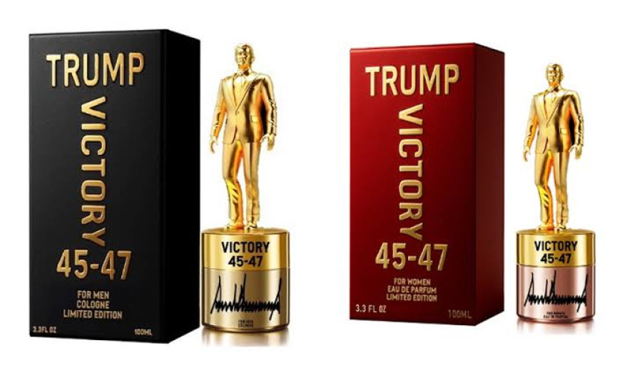 Trump lanza su fragancia llamada “Victory 45-47” 