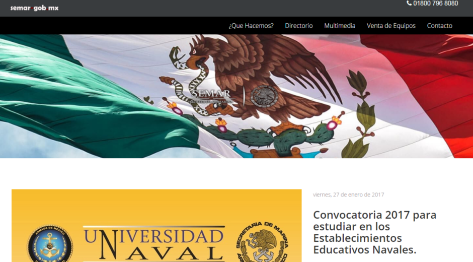 Identifican sitio falso de la Semar en internet