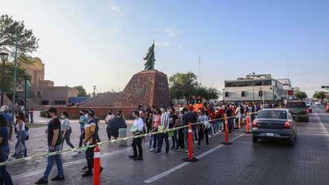 Recomienda PCYB  de Nuevo Laredo a cuidarse del calor durante vacunación