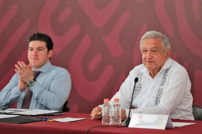 AMLO le desea lo mejor a Samuel García tras anunciar aspiración presidencial