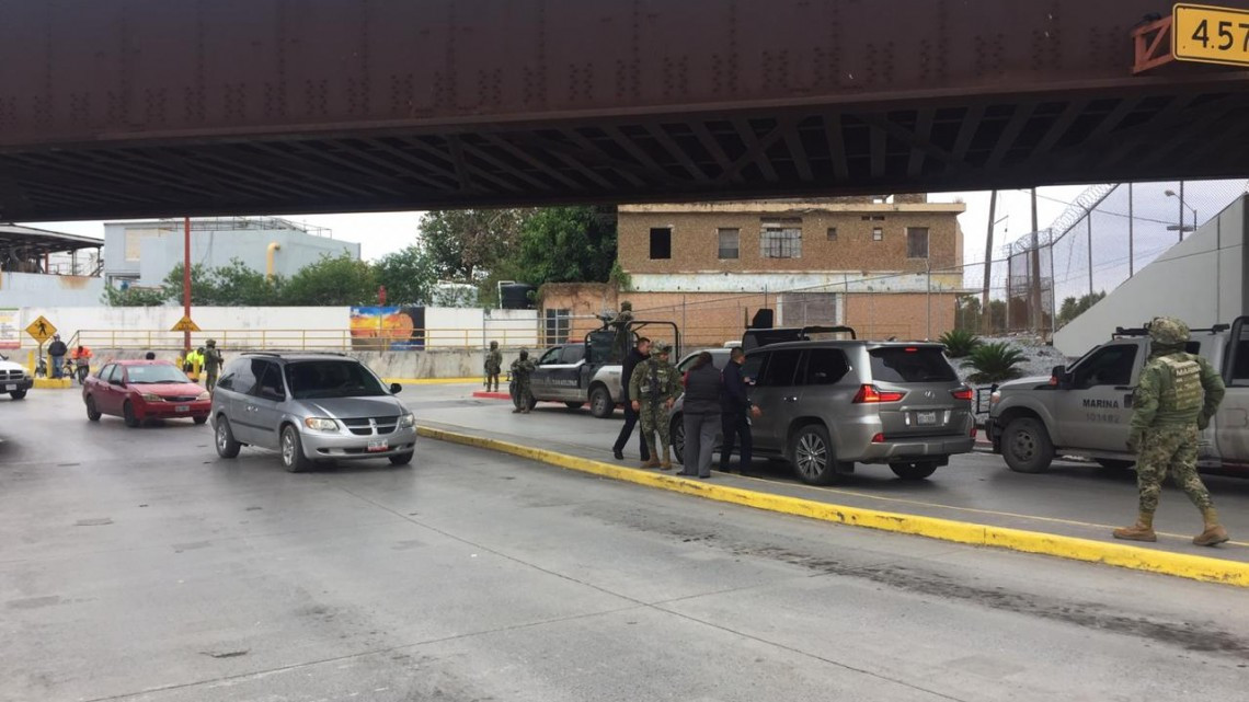 Reportan amenaza de bomba en puente Viejo de Matamoros