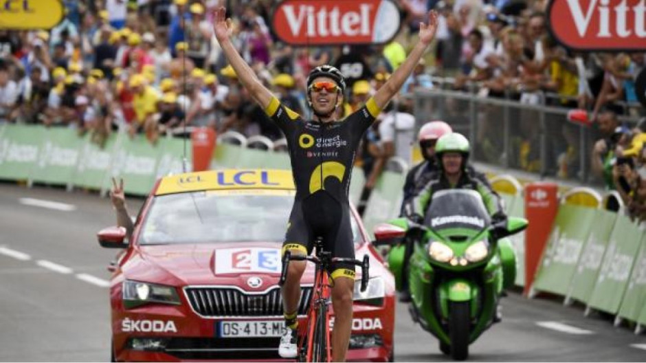 Lilian Calmejane se lleva la octava etapa del Tour de Francia