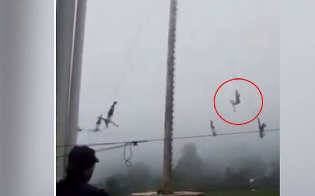 Cae volador de Papantla a una altura de 10 metros