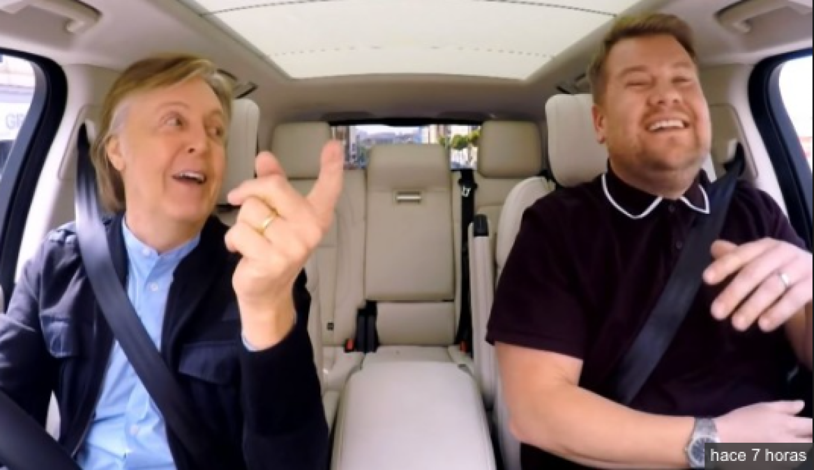 Paul McCartney y su viaje de recuerdos junto a James Corden