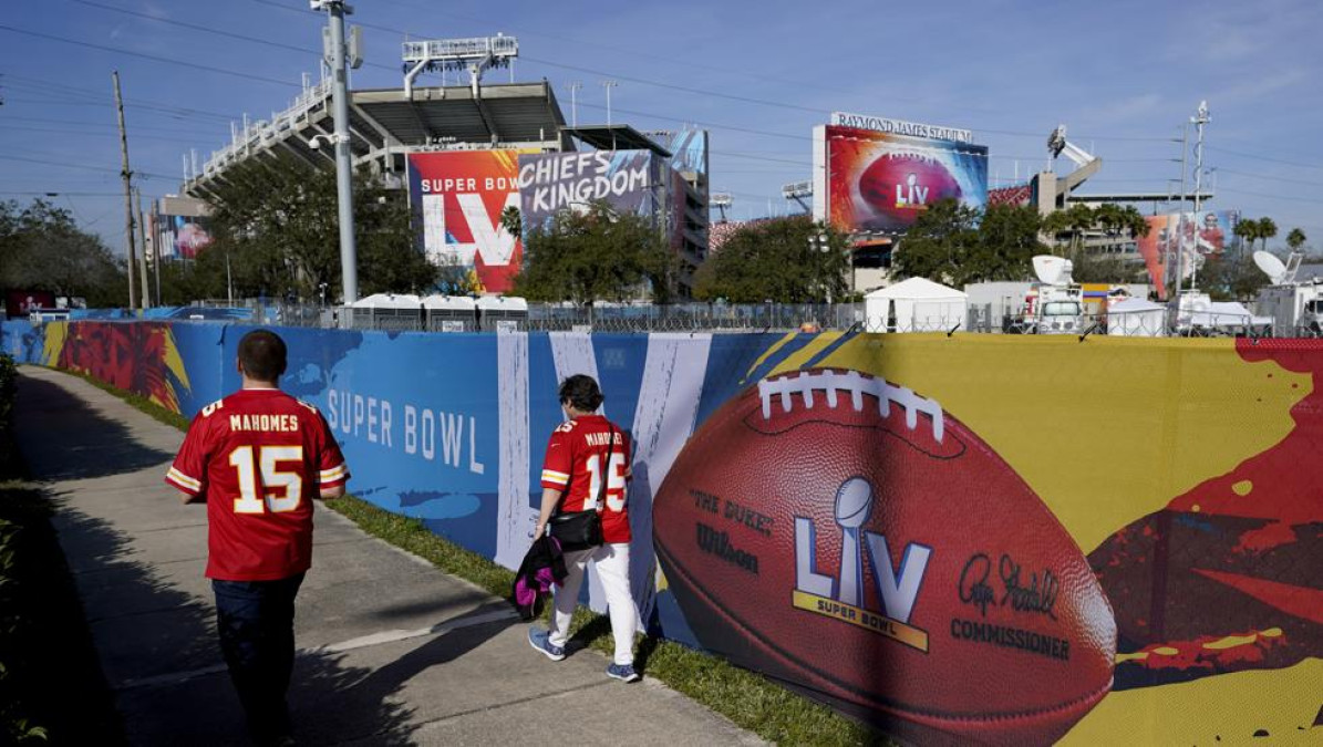 Todo listo para el arranque del Super Bowl 2021
