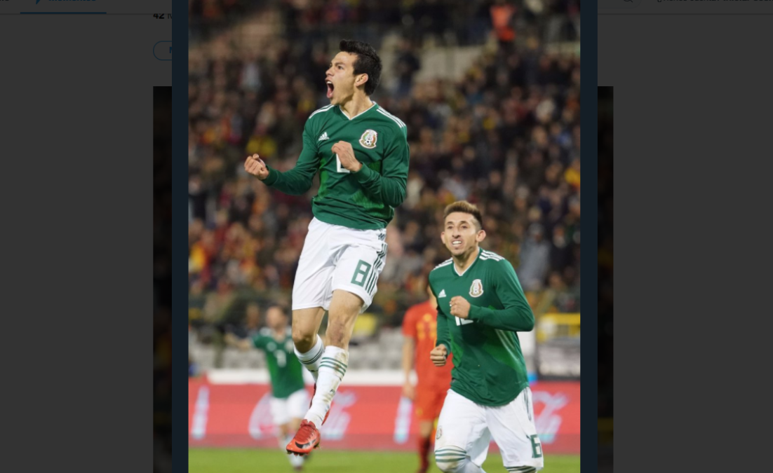 Con doblete de Chucky Lozano, México empata con Bélgica