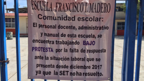 Piden padres de familia condiciones dignas para sus hijos