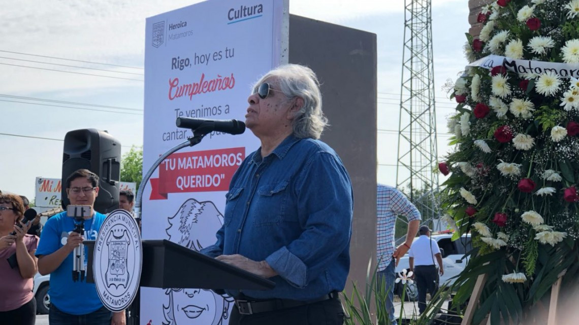 Celebran en Matamoros el cumpleaños de Rigo Tovar