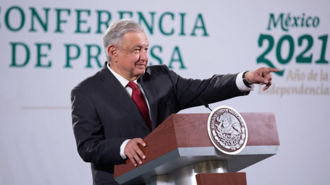 Por informe y días santos, sólo habrá 'mañanera' el miercoles, informa AMLO 