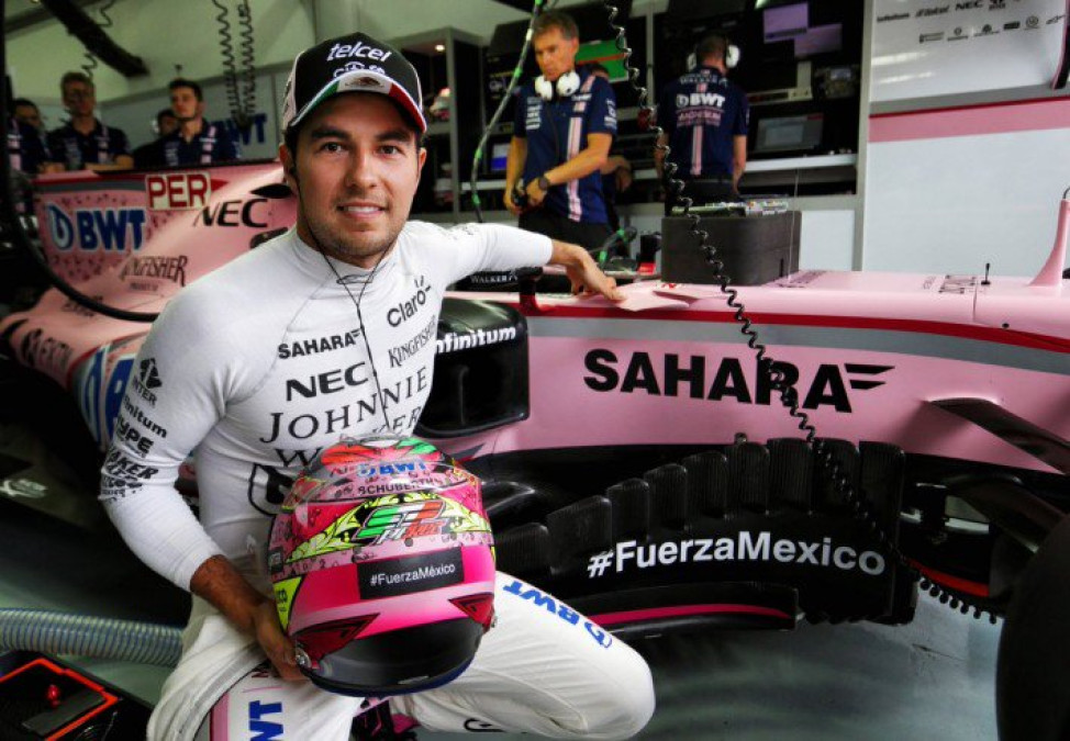  No olvida 'Checo' Pérez el #FuerzaMexico