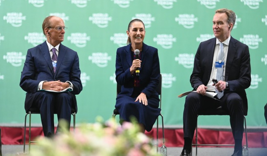 Sheinbaum presenta Plan México a miembros del Foro Económico Mundial
