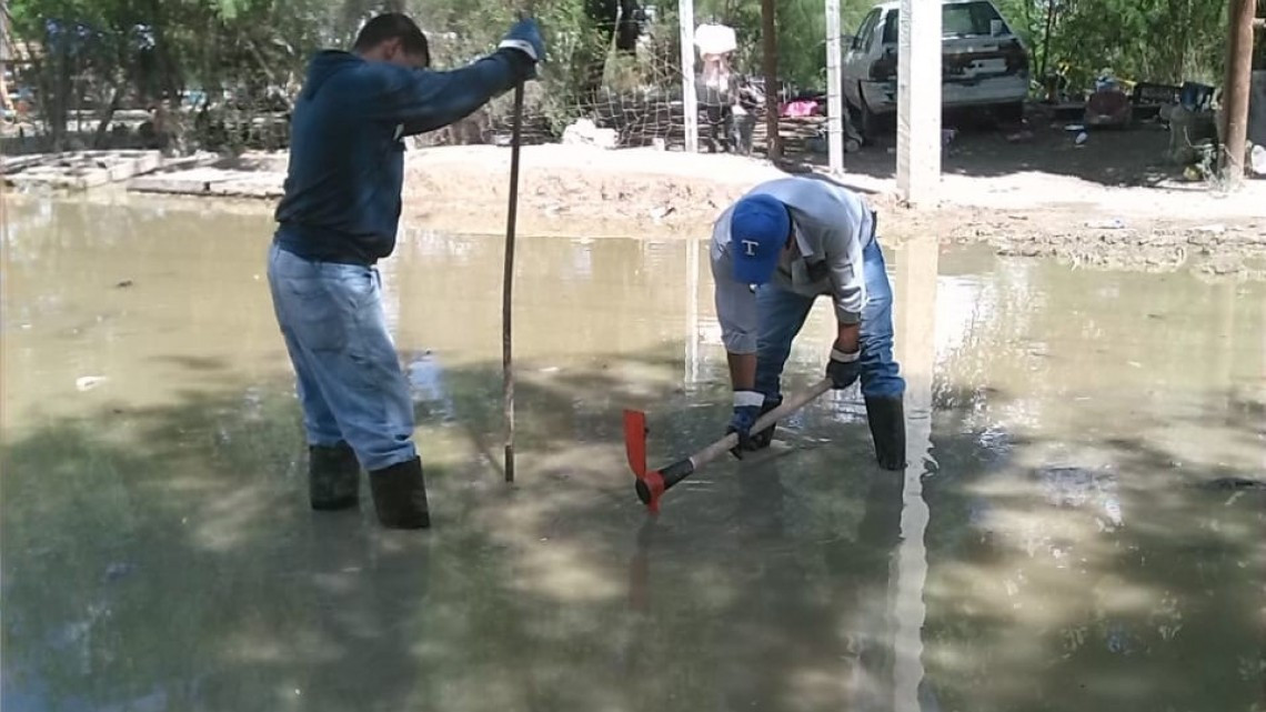 Intensifica COMAPA labores de limpieza y sondeo en líneas de drenaje