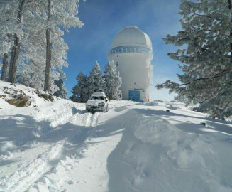 Se registra nevada en Sonora