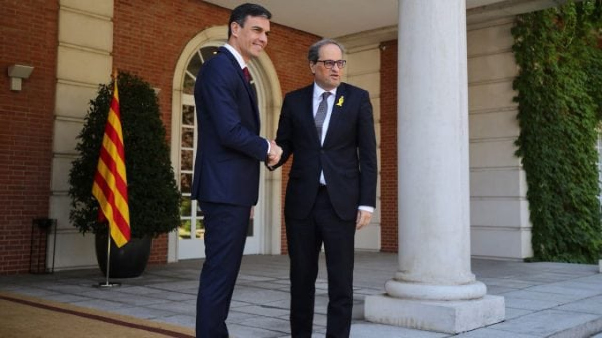 Presidente de España y líder catalán liman asperezas