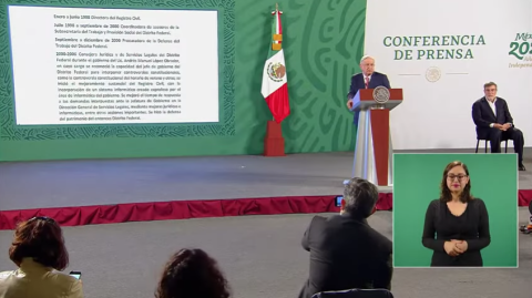 Confirma AMLO salida de Julio Scherer de la Consejería Jurídica de Presidencia; llega María Estela Ríos