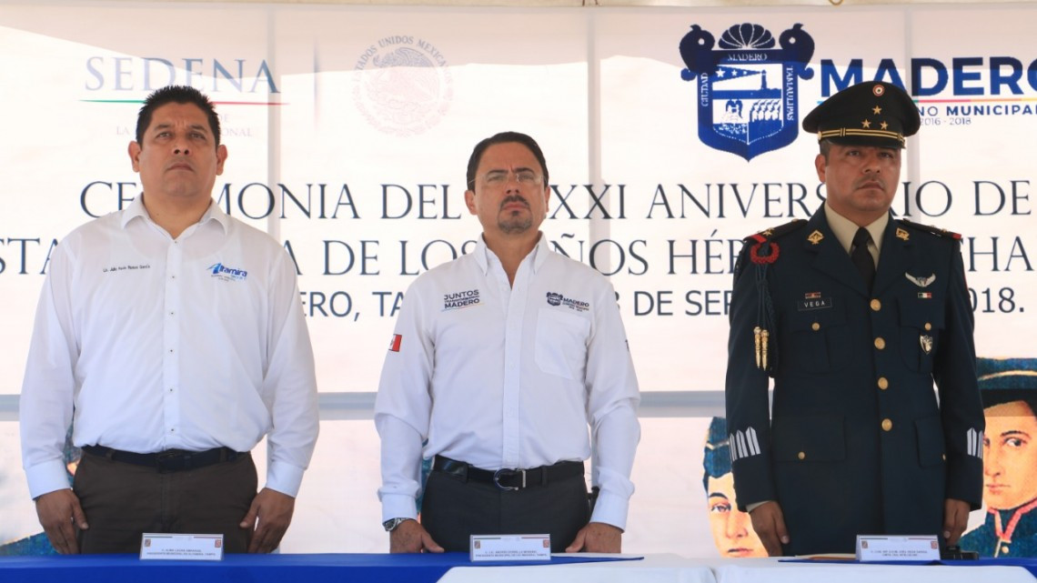 Asiste Andrés Zorrilla a Ceremonia por la Gesta Heroica de los Niños Héroes