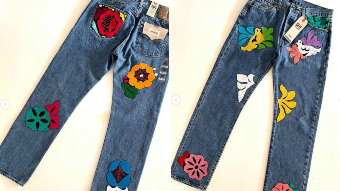 Acusa Gobierno de México a 'Levi's' por uso, sin autorización, de diseños indígenas en su nueva colección 