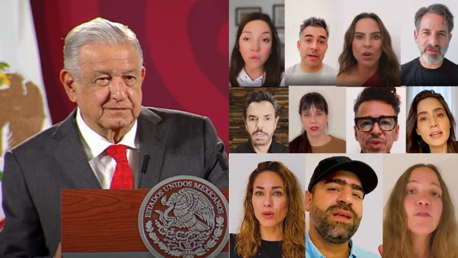 Famosos están completamente desinformados: AMLO 