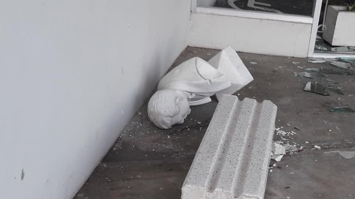 Maleantes atacan la biblioteca Juan B. Tijerina 