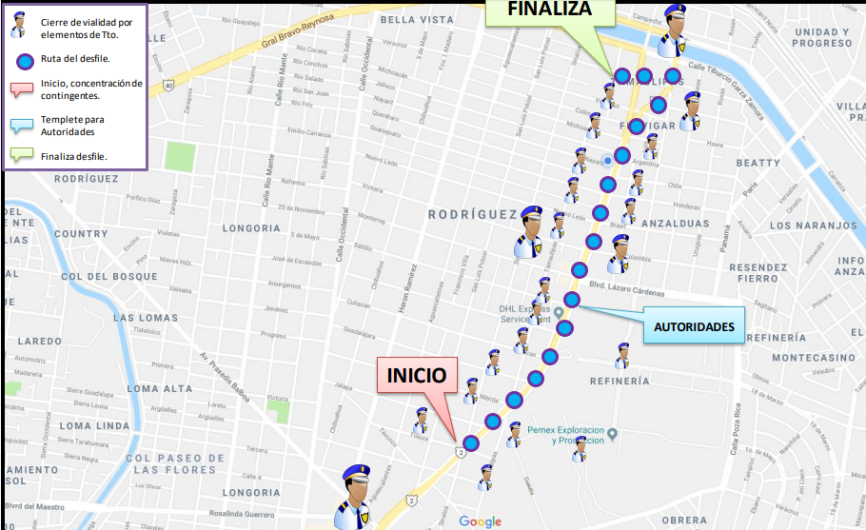 Anuncian Cierre de Vialidades por Desfile del 20 de Noviembre