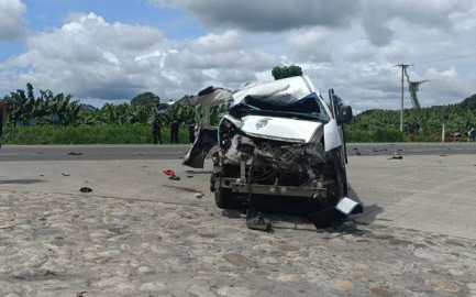 Accidente vehicular en Chiapas deja tres migrantes muertos 