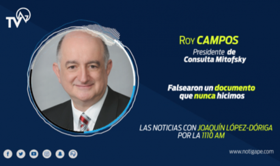 Falsearon un documento que nunca hicimos: Roy Campos