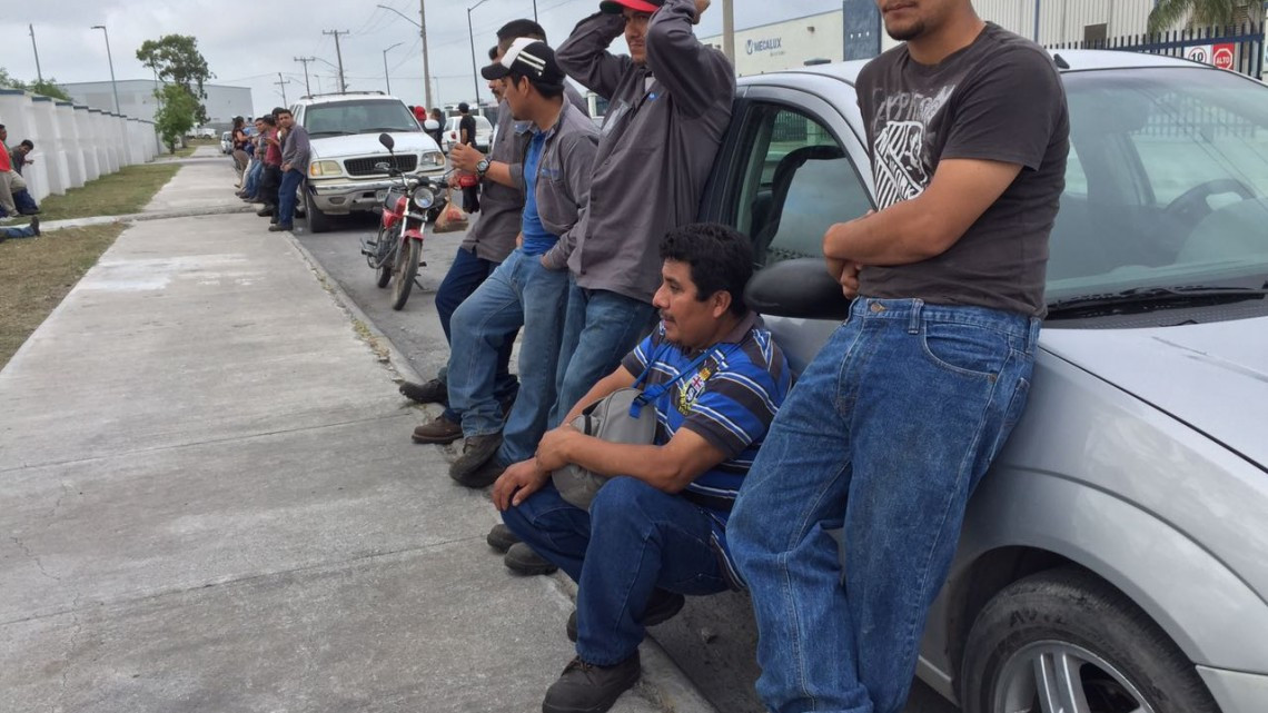 Paran labores obreros de Mecalux en Matamoros 