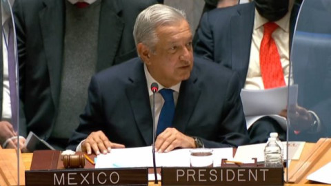 Presentará AMLO propuesta de tregua mundial ante la ONU 