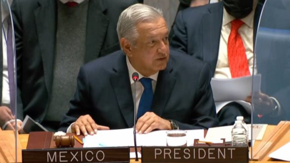 Presentará AMLO propuesta de tregua mundial ante la ONU 