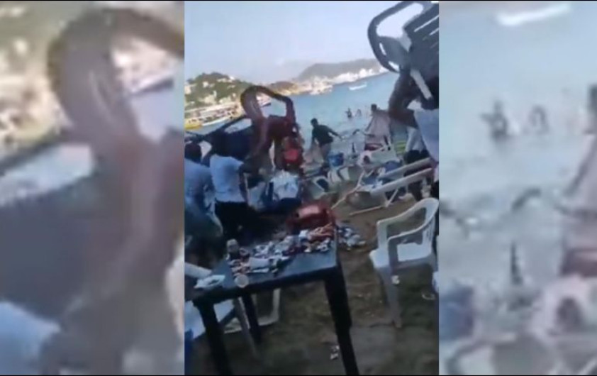 Riña entre turistas y meseros en Acapulco deja tres heridos