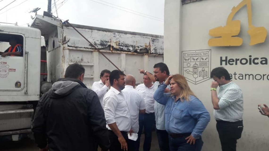 Instalan nueve bombas hidroflow para desaguar Matamoros